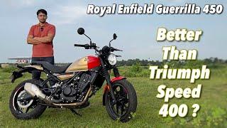 2024 Royal Enfield Guerrilla 450 Review - Better Than Triumph Speed 400 ??