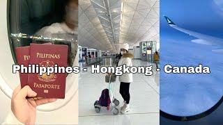 Philippines to Canada | Cathay Pacific | 20 hrs layover in Hongkong