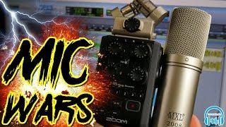 MIC WARS | Zoom H6 XY Mic vs. Large Diaphragm Condenser Mic 