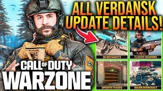 WARZONE: EVERYTHING You NEED To Know About The MASSIVE VERDANSK UPDATE! (WARZONE Season 3)