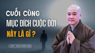 Mục đích cuối cùng của cuộc đời này là  gì ? Thầy Thích Pháp Hòa