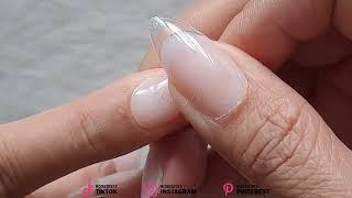 How to Use Solid Nail Glue - Nail Extension Easy and Fast - DIY