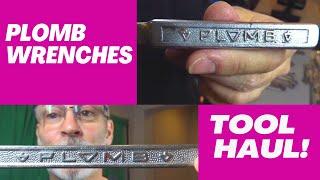 Plomb Wrench Tool Haul!  Rare Plomb Vintage Wrenches Tour