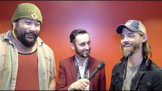 Tom Payne and Cooper Andrews ANSWER FUN QUICK-FIRE QUESTIONS