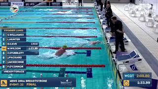 Matthew Wilson's 2:07 200 Breast at the 2019 Australian World Trials