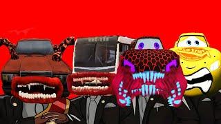 Epic Car Eating & Bus Eater & Spider Lightning Mcqueen - Astronomia Coffin Dance Meme Song ( COVER )