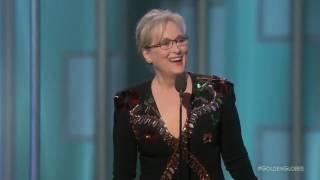 Meryl Streep powerful speech at the Golden Globes (2017)