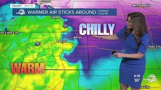 Mild, partly cloudy Tuesday in Denver metro