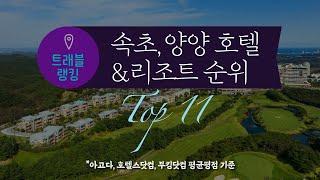 속초,양양 호텔&리조트 순위 Top11