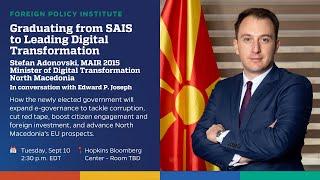 Stefan Andonovski: Graduating from SAIS to Leading Digital Transformation