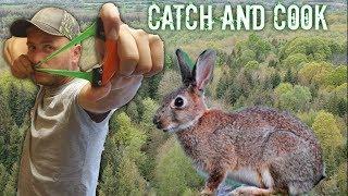 Slingshot Hunting | Bushcraft Cooking Ep 2