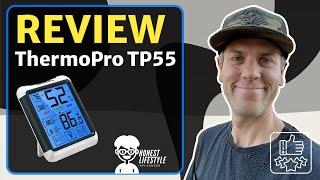 Review of ThermoPro TP55 Digital Hygrometer: Indoor Thermometer Humidity Gauge Touchscreen Backlight