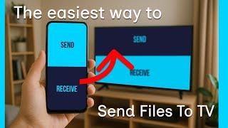 How to Send Files To TV From Your Mobile phone. Tutorial easy to transfer and share files to smartTV