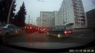 ДТП  паровозик   Кольцо Барыкина  Богдана хмельницкого 2021 1115 080911