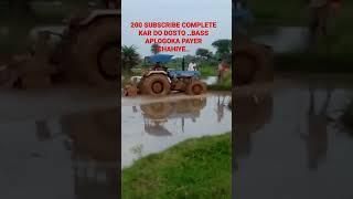 CRAZY Tractor Mahindra Fights With "Rotavator" In Deep Mud #tractor #tractorvideo #tractors