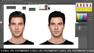 Vector Portrait in Adobe Illustrator | Arena Kammanahalli Tutorials | Join Us Now|Adobe Illustrator