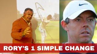 The SWING CHANGE RORY McILROY NEEDS! w Brian Manzella, PGA