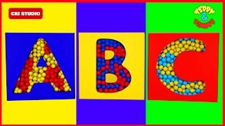 A for Apple | Alphabet | ABCD Song | ABC | Cartoon | Toddlers Learning Video | ABC Letters for Kids