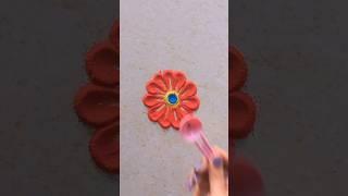 Easy rangoli design | art n glitters | #shorts