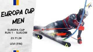 LIVE Europa Cup Slalom Men Run 1 - Levi (FIN) | FIS Alpine