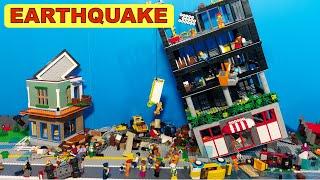 LEGO EARTHQUAKE at BRICK TRADE CENTER - Disaster ACTION Movie - ep 74