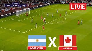 Sportzfy Live: ARGENTINA vs CANADA LIVE MATCH TODAY | COPA AMERICA 2024 | ARGENTINA LIVE MATCH