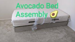 Avocado New Mattress & Foundation Assembly |  ️ #avocado #organic #OEKO-TEX #furniture #timelapse