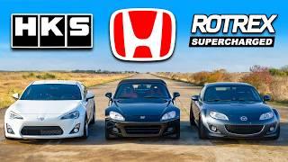 Кто победит в заезде: Honda S2000, GT86 или же MX-5?