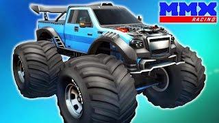 MMX Hill Climb НОВЫЕ ТРАССЫ И ТАЧКИ! Игровой мультик для детей про ГОНКИ на машинках Монстр Трак