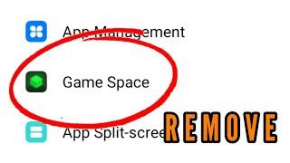 How to Remove/Uninstall/Delete Game Space App