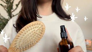 ASMR ️ Winter Personal Attention  (Hand Movements, Hair Brushing, Massage)