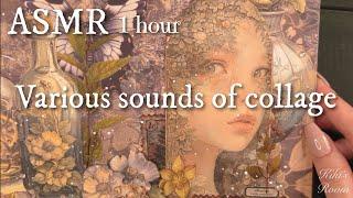 ASMR｜コラージュの色々な音/Various sounds of collage｜sleeping,Relaxing,睡眠,作業