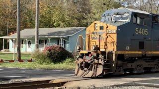 Rare Railfan House Next To CSX & Norfolk Southern Main Lines 4 Sale!  2 Fast Mixed Freights In Ohio!