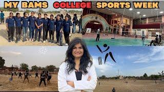 BAMS COLLEGE SPORTS WEEK ll Life as a BAMS Student ll #vlog #ayurveda