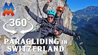 Paragliding in Switzerland - 360VR Experience | Morgan Madness