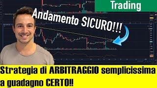 Strategia di TRADING e Arbitraggio SEMPLICE a GUADAGNO CERTO (Cash and Carry)