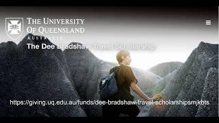 Liza Forbes - Dee Bradshaw Travel Scholarship