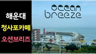 해운대 청사포 카페 오션브리즈 feat 오션뷰 해변열차