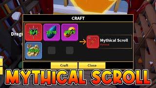 Crafting MYTHICAL SCROLL in Blox Fruits Update 20