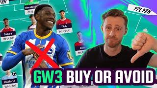 FPL GW3 PLAYERS TO BUY & AVOID I AVOID Welbeck & Madueke?  I Fantasy Premier League 24/25