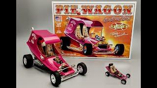 Pie Wagon Custom Show Rod Flathead 1/24 Scale Model Kit Build How To Assemble Decal Polish Plastic