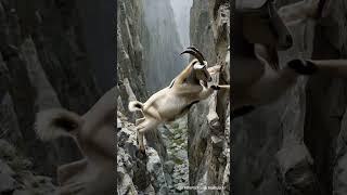 Goat in the Gorge #wildlife #mountains #animals #nature