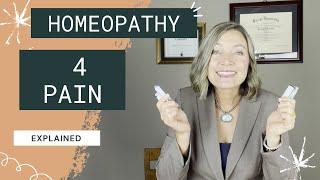 Top 4 Homeopathic Remedies for Pain Relief