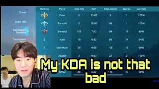 TV HOON REACTING TO HIS M4 KDA STATS..