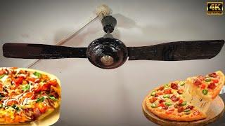 Vintage 2 Blades CF vs Mozzarella Cheese Jumbo Jet Pizza  