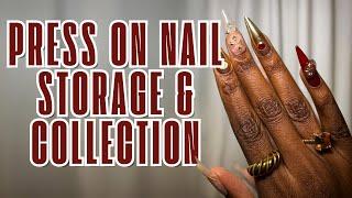 MY PRESS-ON NAIL COLLECTION & STORAGE IDEAS   | STYLISH & ORGANIZED NAILS