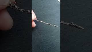 кулон веточка из серебра с бусинами граната(ручная работа)