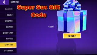 Aya gye new super sus gift  code