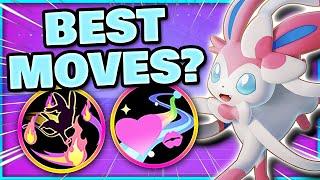 SYLVEON'S NEW STRONGEST MOVE AND HOW TO USE IT | Mystical Fire + Draining Kiss Build - Pokemon UNITE