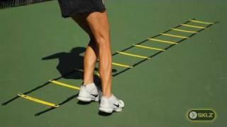 TENNIS DRILL: Quick Ladder Skier Drill